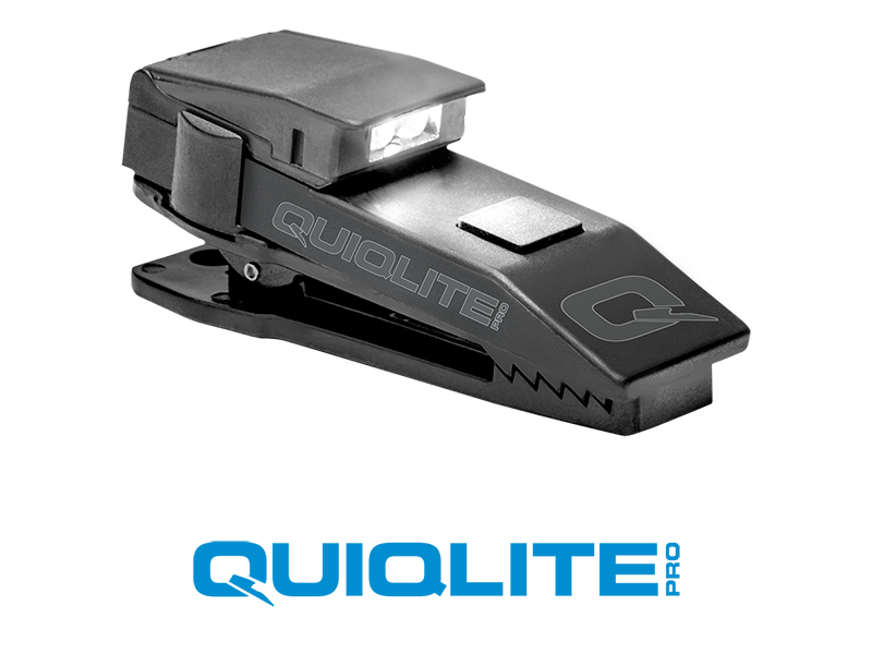 QuiqLite X Rechargeable Police Uniform Pocket Light EMT Firefighter 150 Lumens
