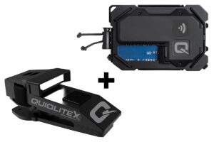 QuiqLite TAQTracker Wallet and X2 LED Light Combo